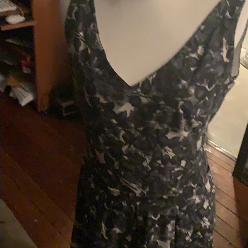 Piazza Sempione grey floral dress